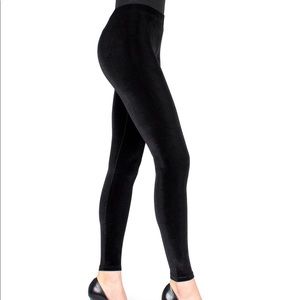 MEMOI Black Panther Velvet Legging
